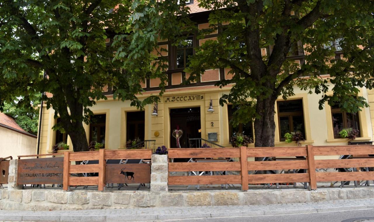 Gasthof Pension Zum Goldenen Hirschen 布格贝恩海姆 外观 照片